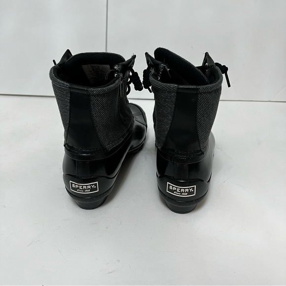 SPERRY TOP-SIDER Black Syren Gulf Cheetah Duck Boot - New In Box - Reemoly - Picture 10 of 16